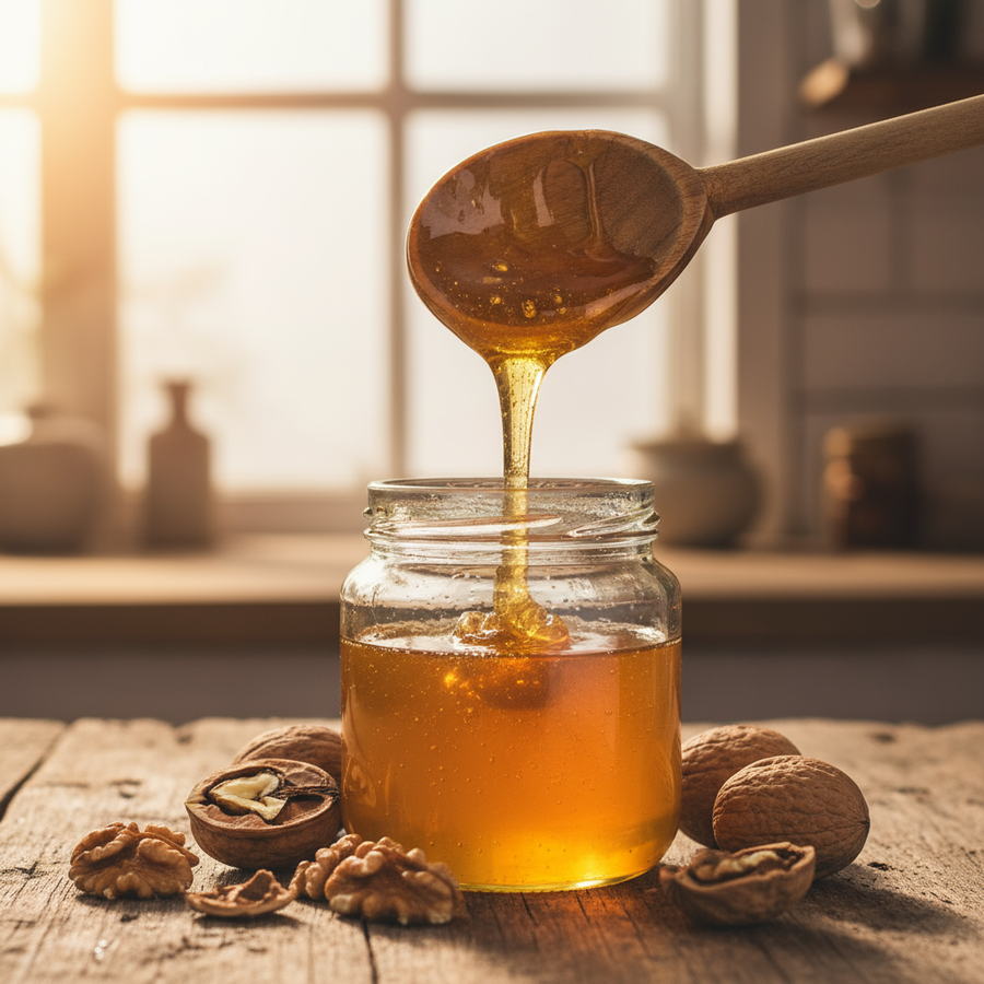 Асал ва ёнғоқ